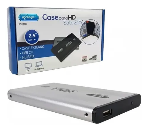 Knup - Case para HD SATA 2.5"