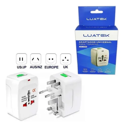 LUATEK - Adaptador Universal para Tomadas