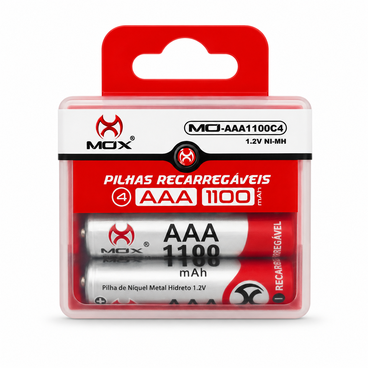 AAA 1100 - Pilha Recarregável