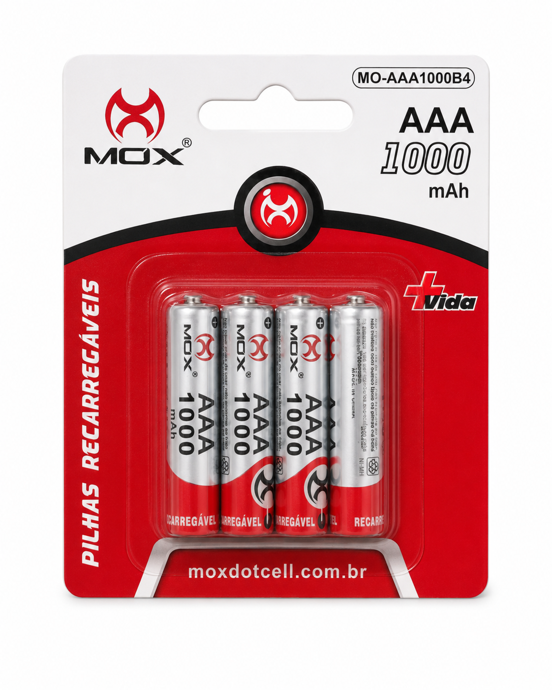 Mox - Pilha Recarregável