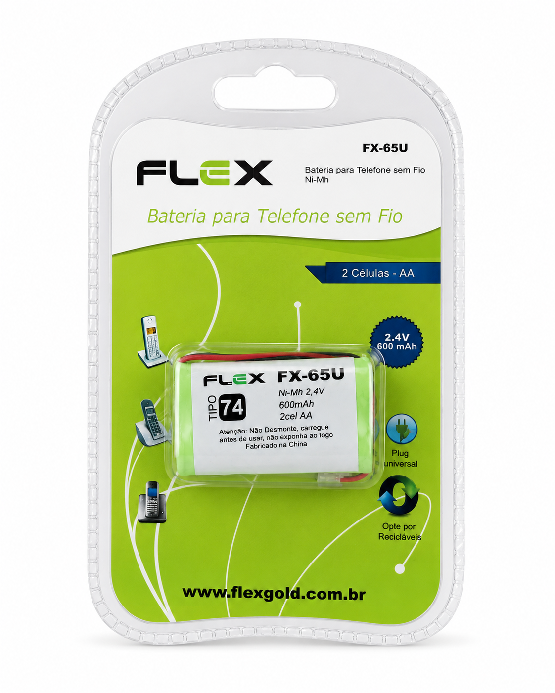 Bateria Telefone Sem Fio