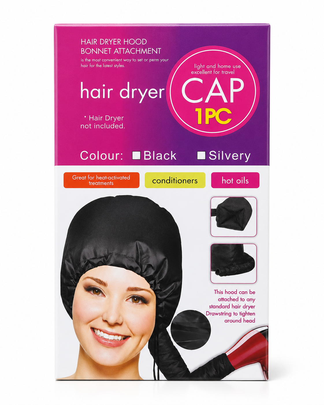 Hair Dryer Cap - Touca Adaptadora para Secador