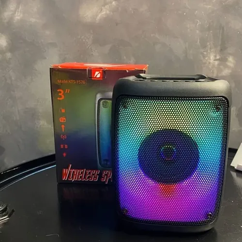 KTS-1576 Caixa de Som Bluetooth Portátil com Áudio de Alta Qualidade e Bateria de Longa Duração