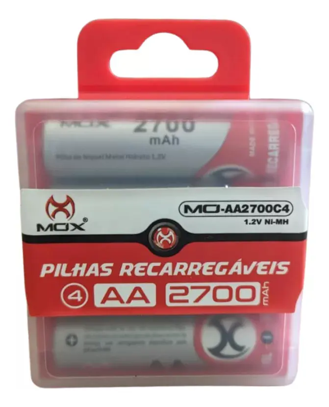 Mox - Pilha AA Recarregável