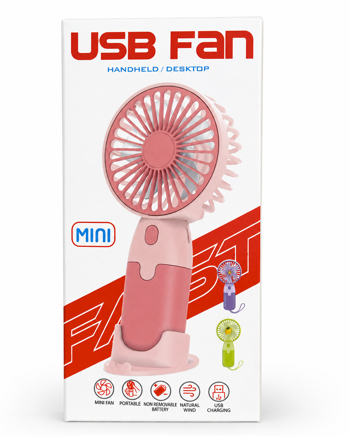 USB Fan - Ventilador Portátil de Mesa