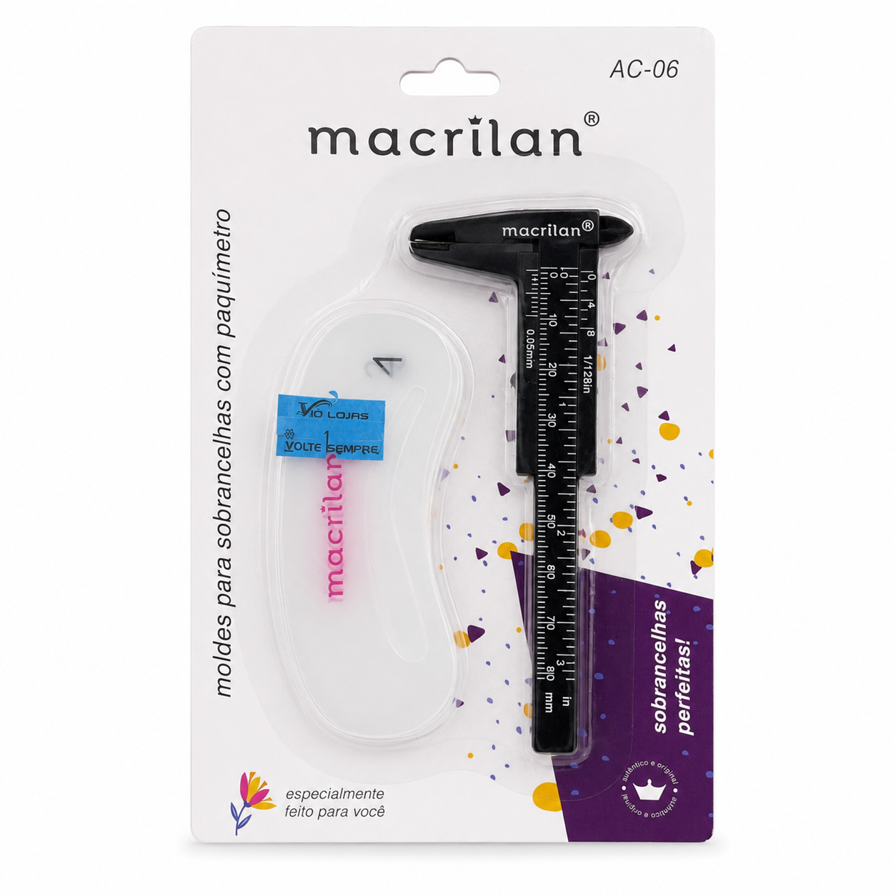 Macrilan AC-06 - Moldes para Sobrancelhas