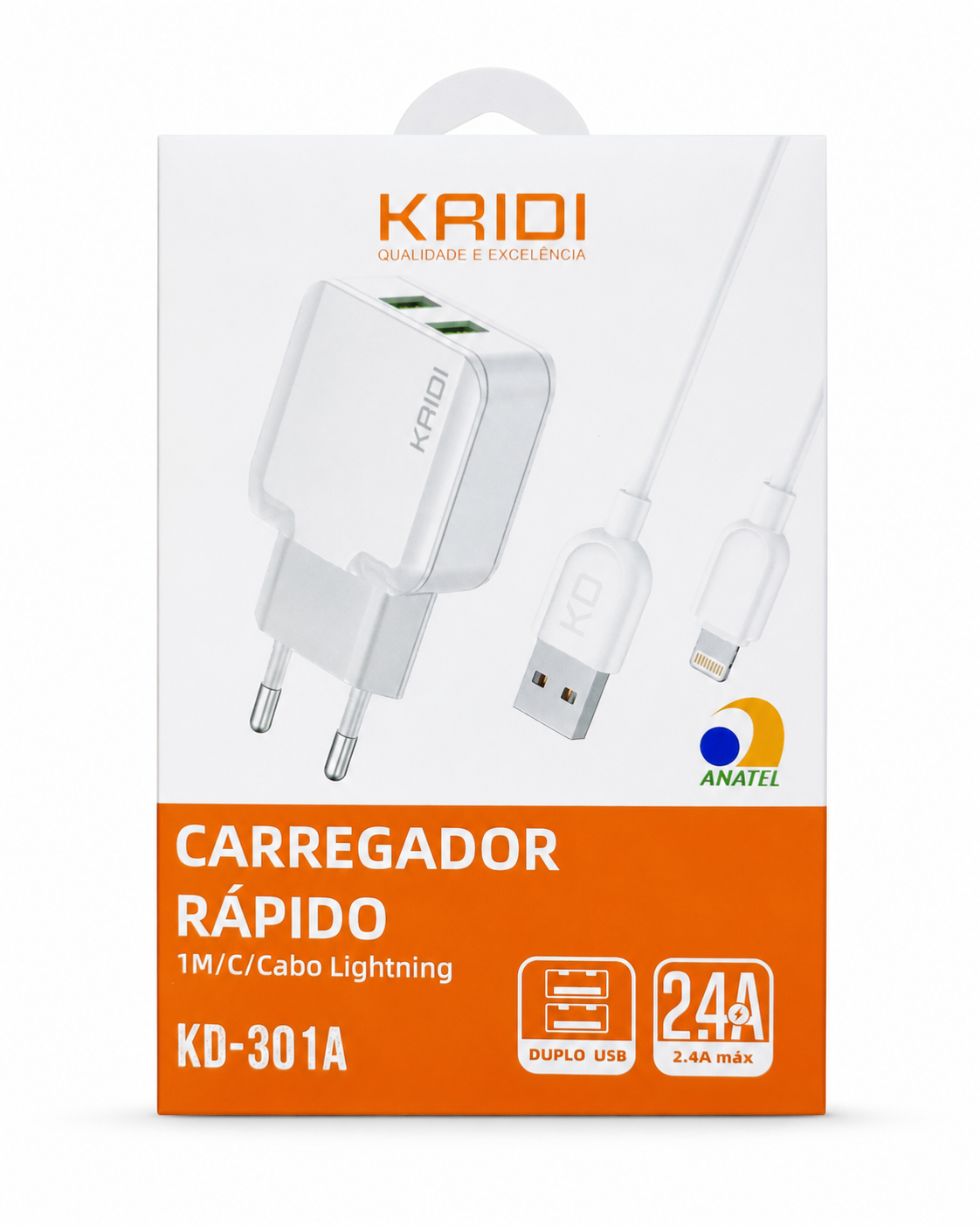Kaidi KD-301A - Carregador Rápido
