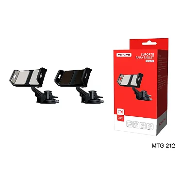MTG-212  Suporte de Tablet com Ventosa Tomate- Fixação Forte para Carro e Superfícies Lisas
