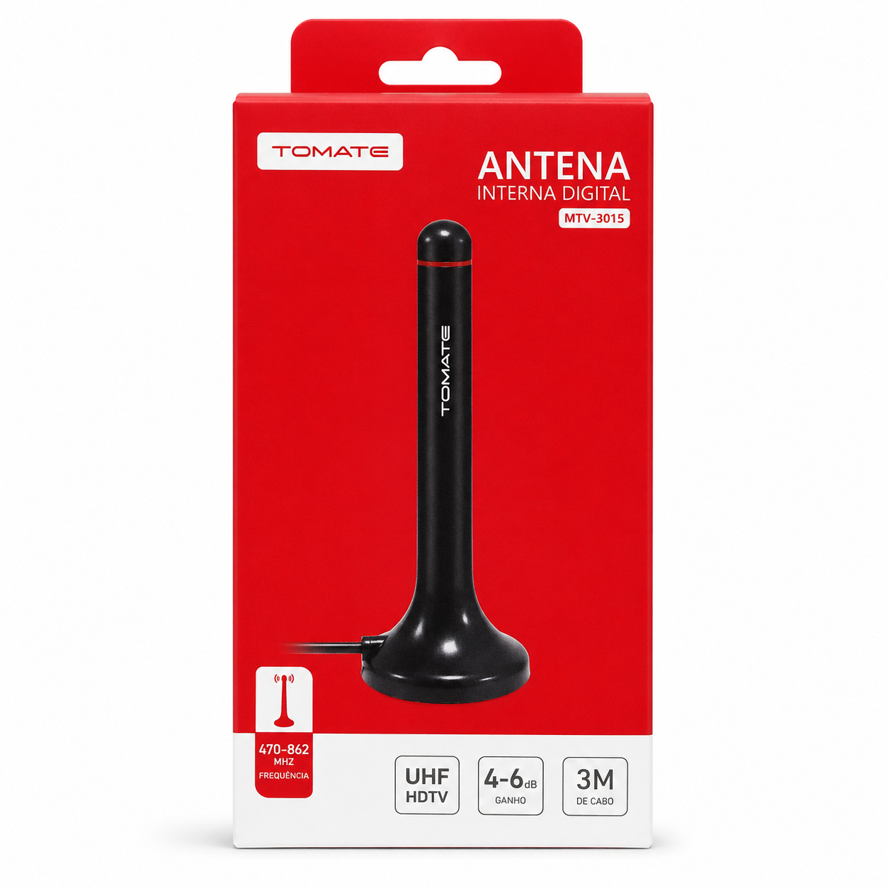Tomate MTV-3015 - Antena Interna Digital TV 3m