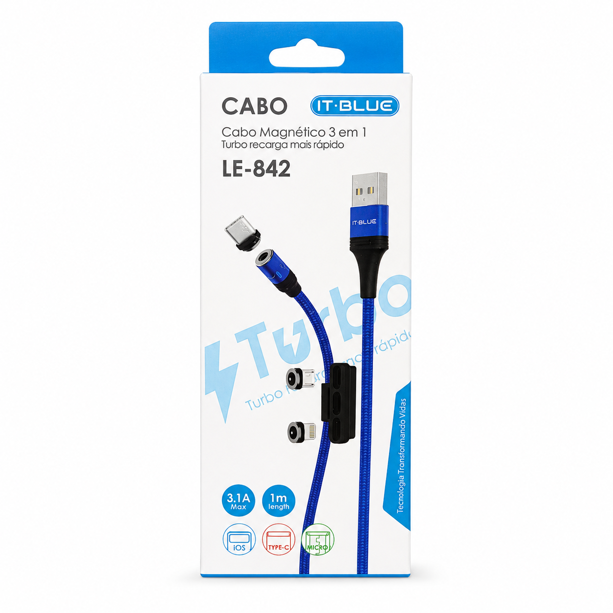 It Blue LE-842 - Cabo Magnético