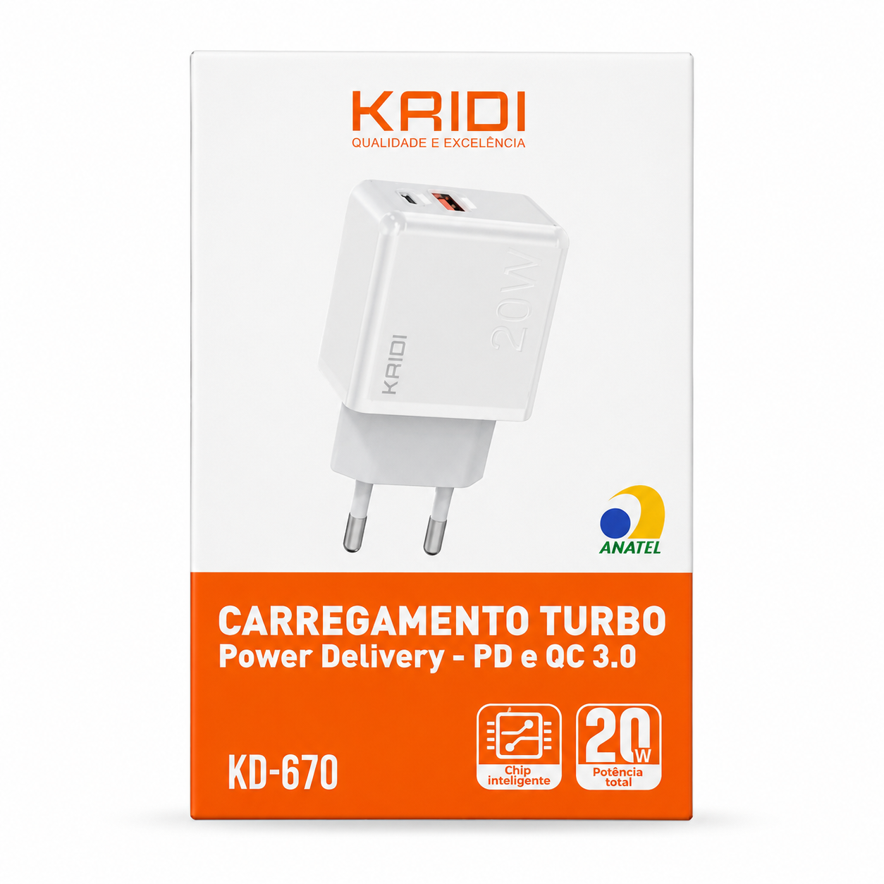 Kaidi KD-670 - Carregador Turbo