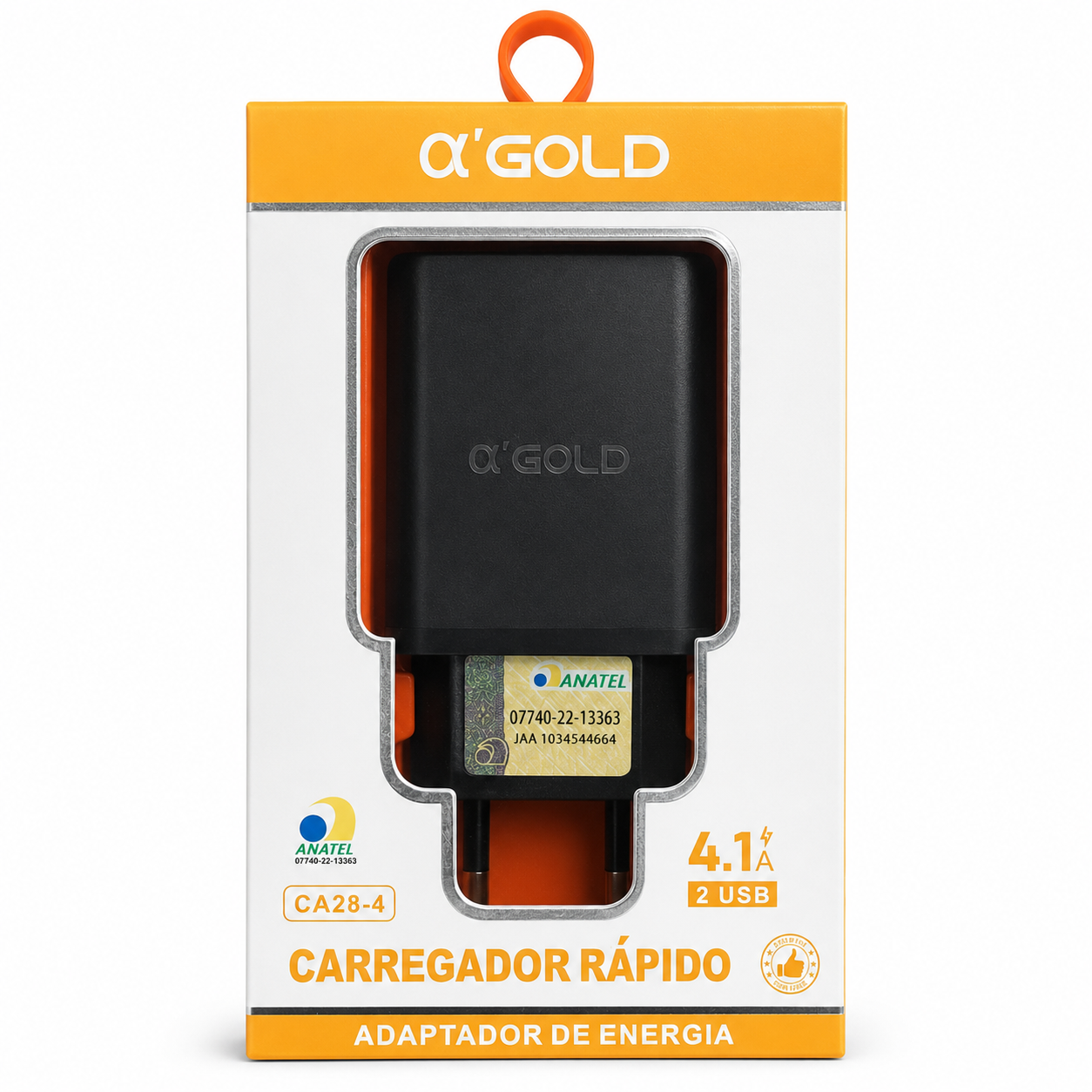 A'Gold CA28-4 - Carregador Rápido