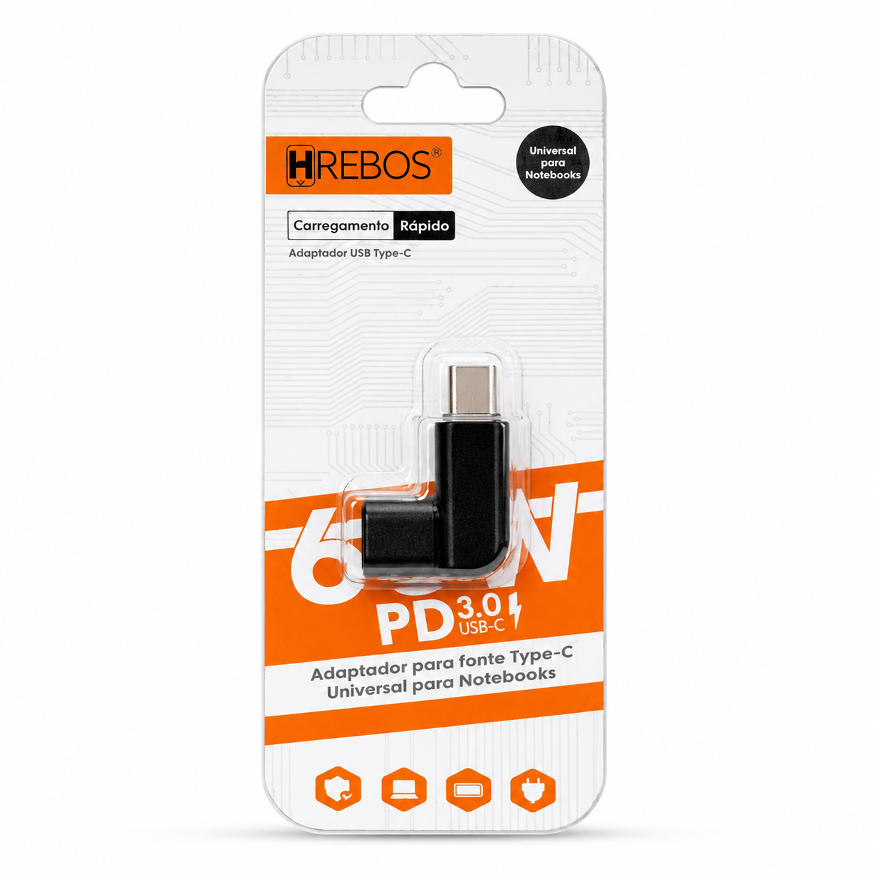 Adaptador para Fonte Tipo-C
