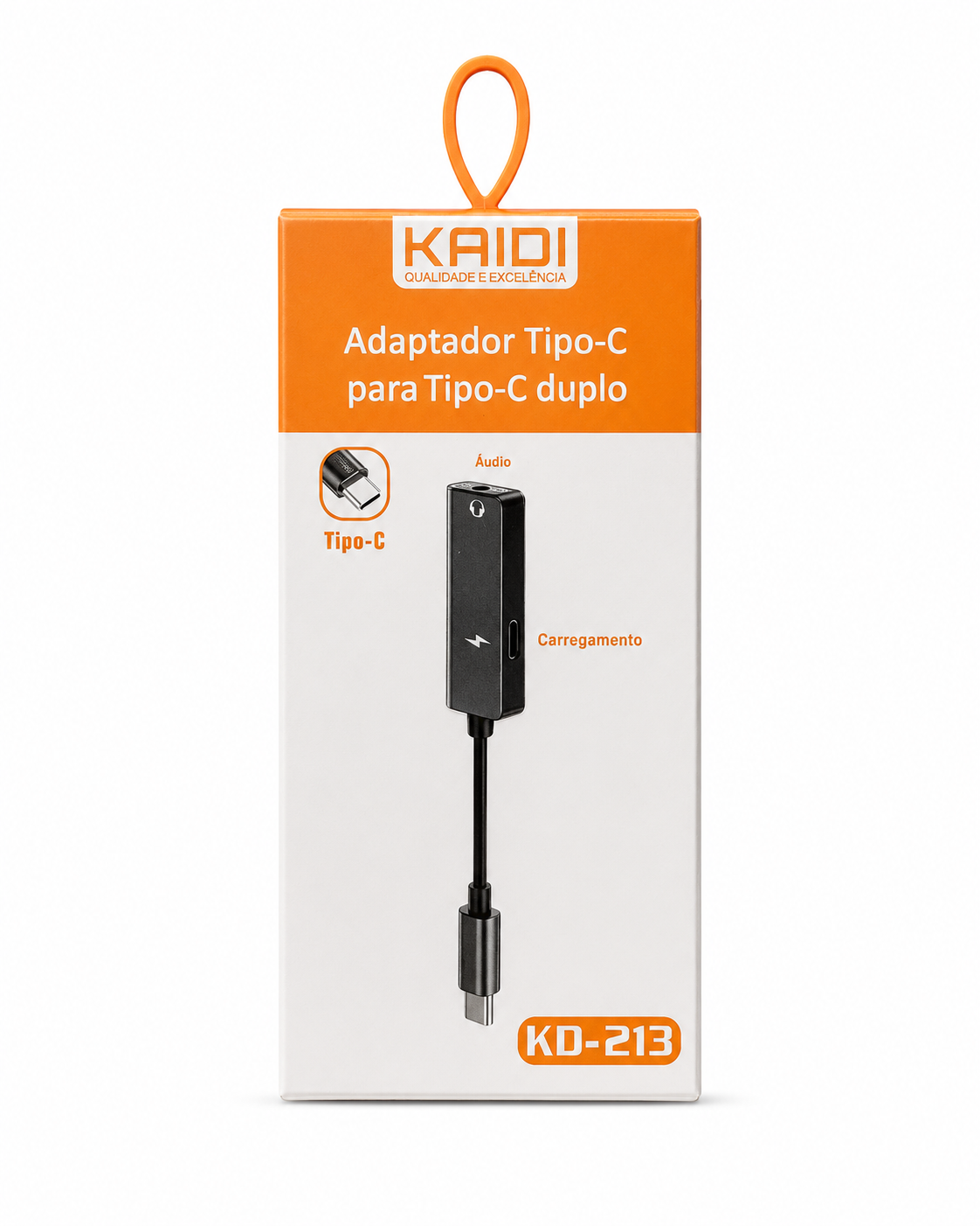 Kaidi KD-213 - Adaptador Tipo-C Duplo
