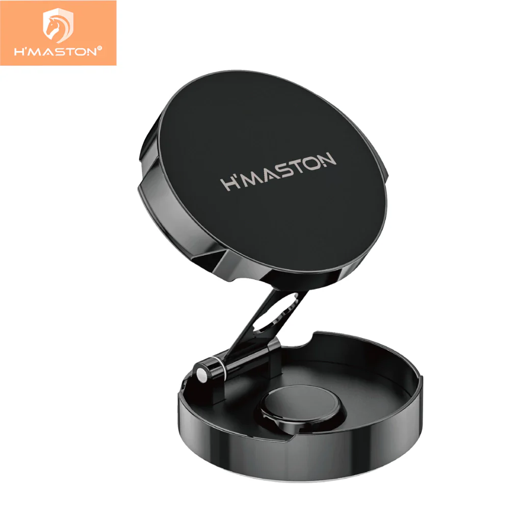 CJ-88 Suporte Magnético Compacto para Painel H'Maston - Fixação Veicular Universal