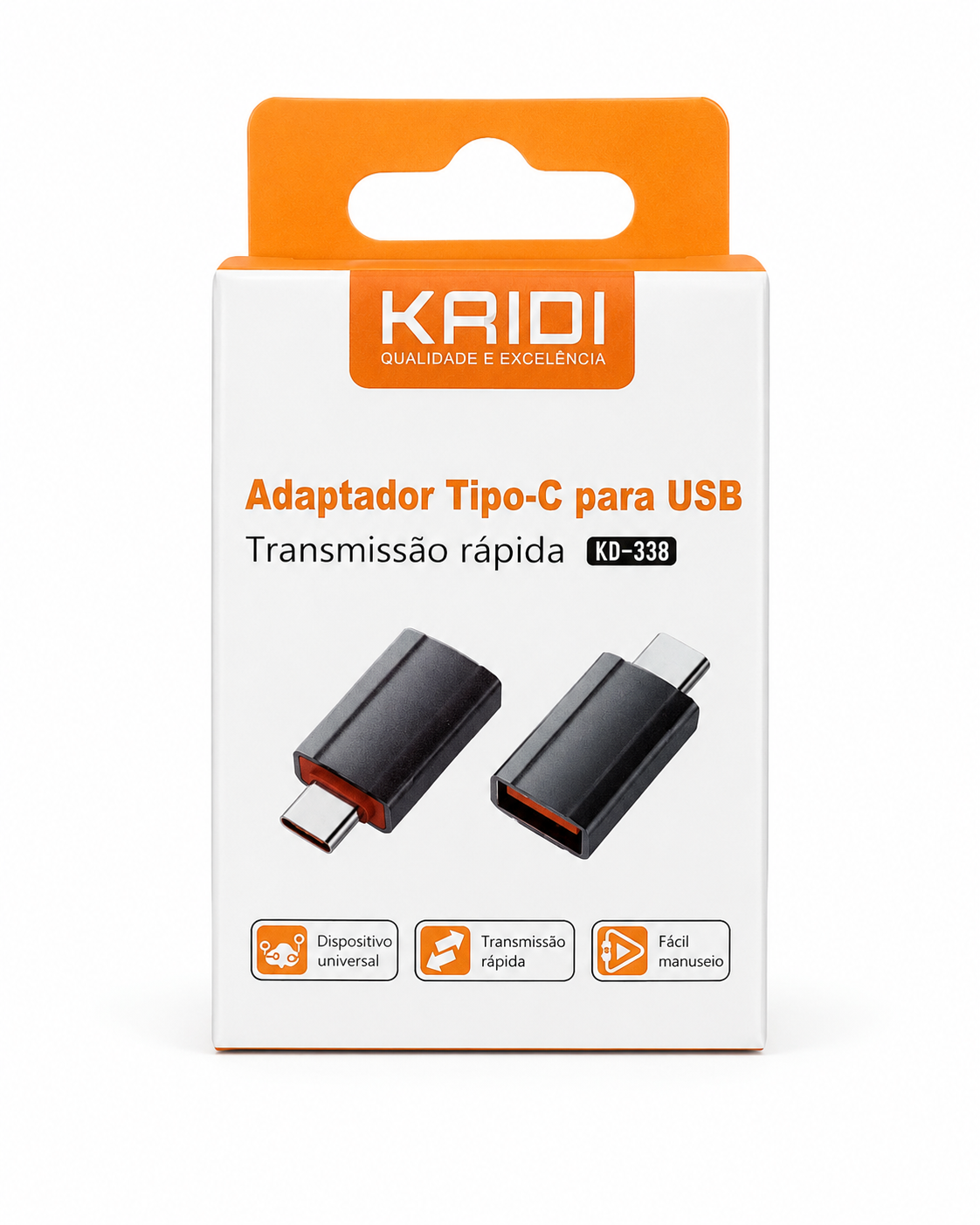 Kaidi KD-338 - Adaptador Tipo-C para USB