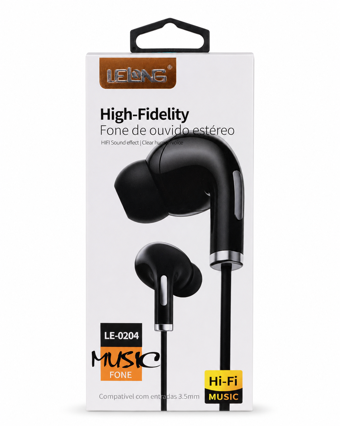 LE-0204 - Fone de Ouvido com Fio