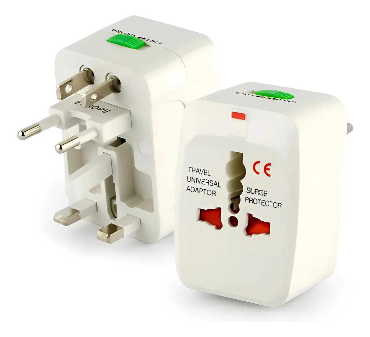 ADT-0001 Adaptador Internacional Universal de Tomada para Viagem com Múltiplos Padrões