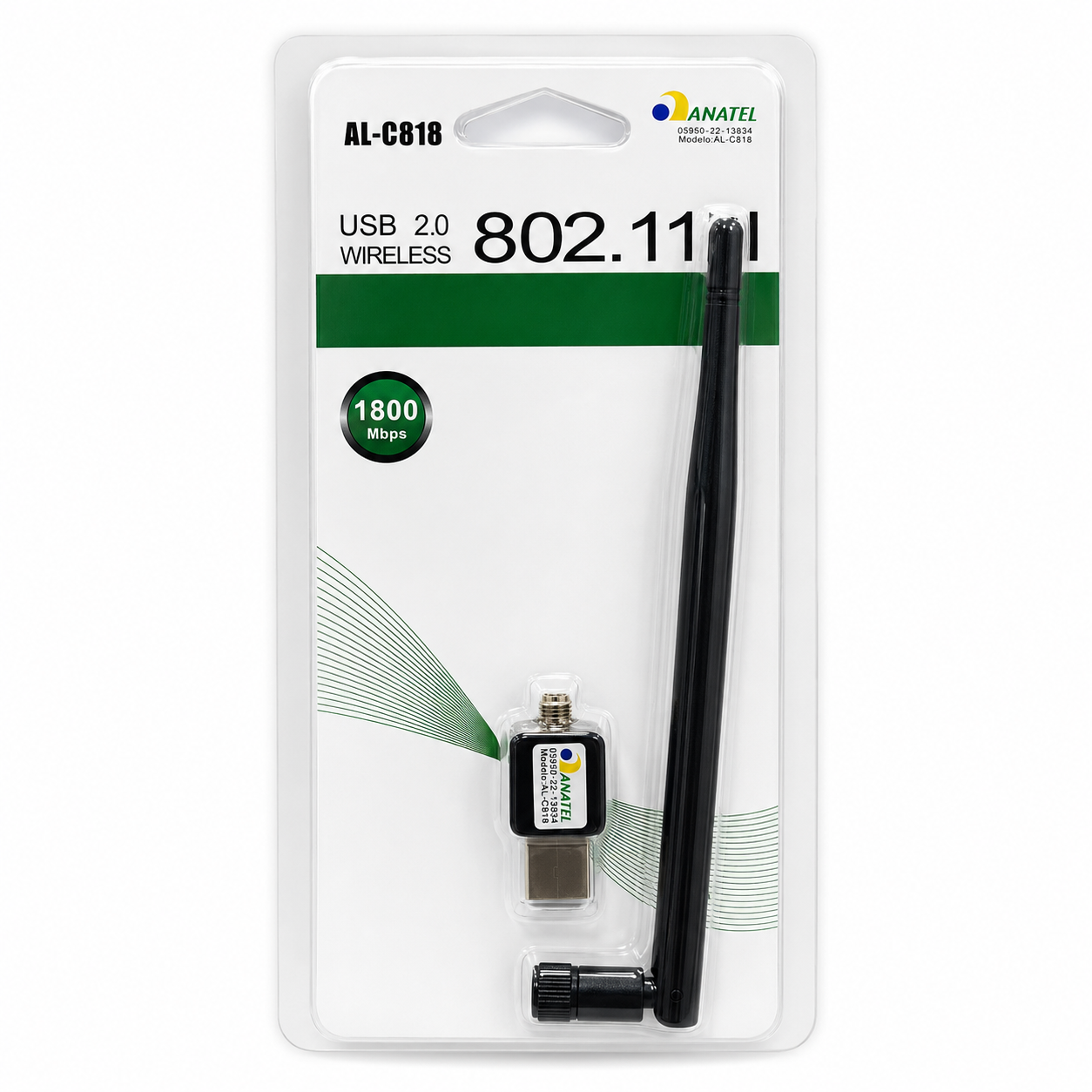 AL-C818 - Adaptador Wi-Fi
