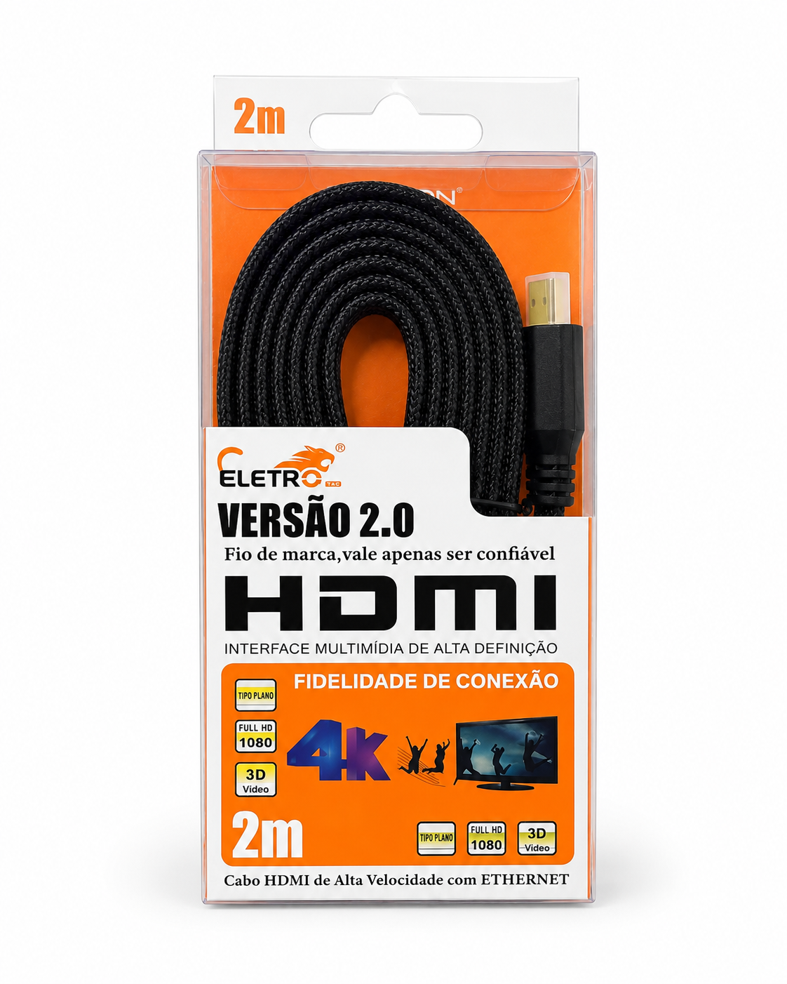 H'Maston Eletro - Cabo HDMI 2m