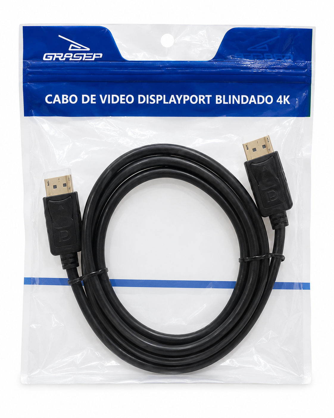 Grasep - Cabo DisplayPort Blindado 4K