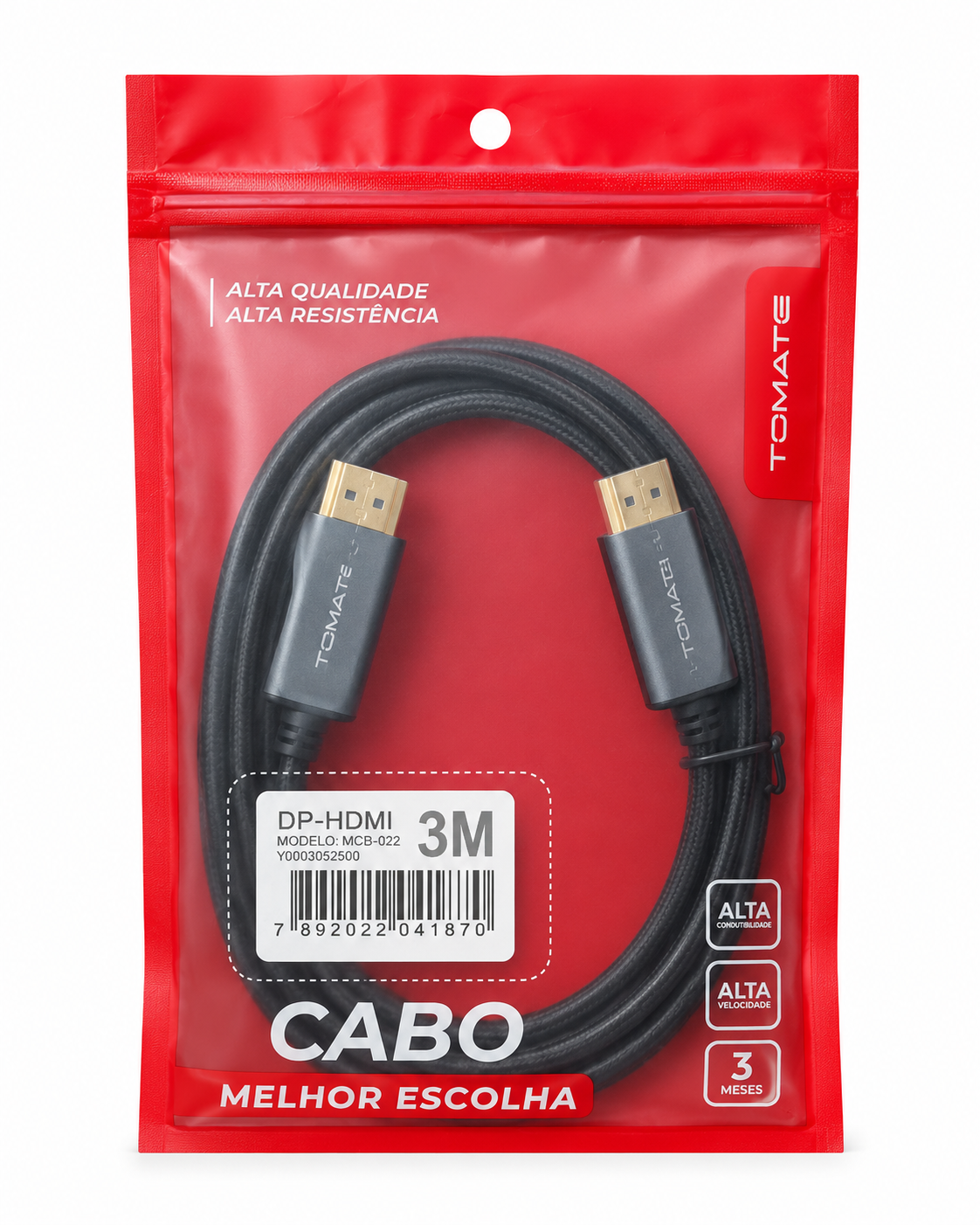 Tomate - Cabo Display para HDMI 3m