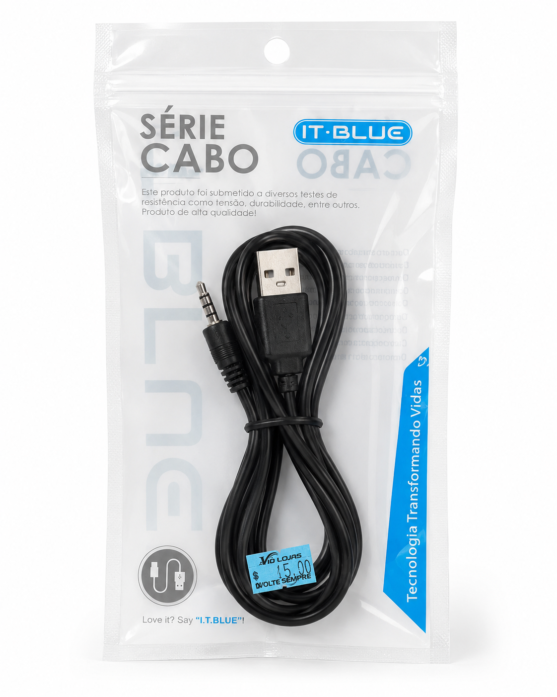 LE1004 - Cabo USB Macho para P2