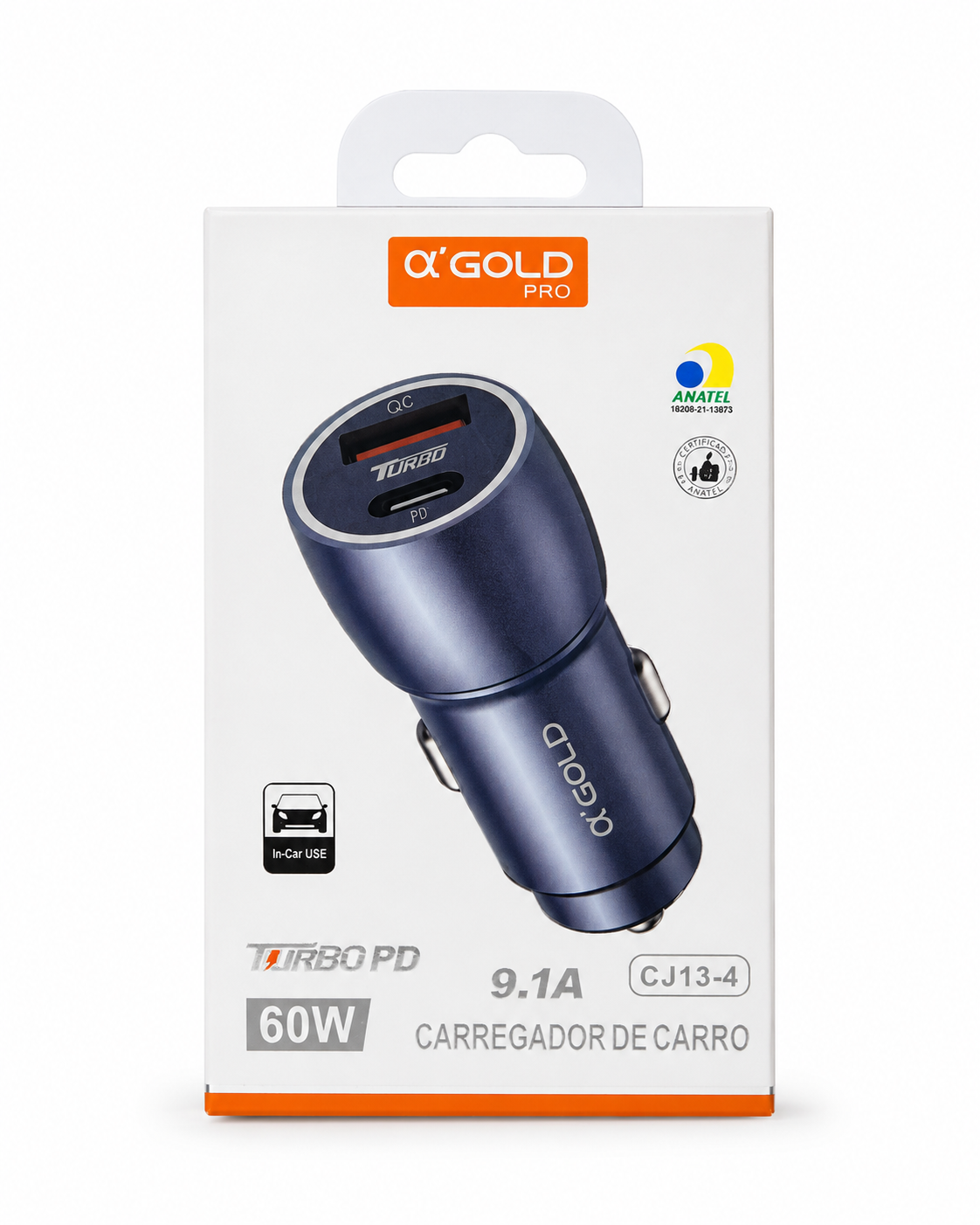 A'Gold - Carregador Veicular 60W