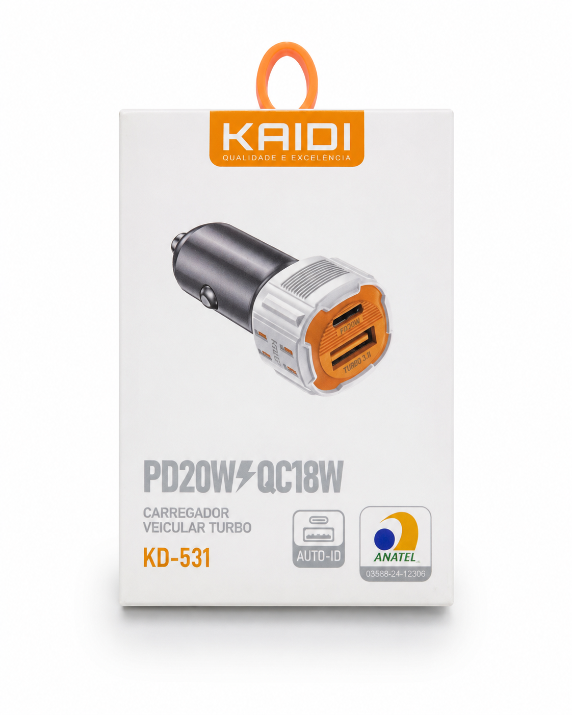 Kaidi KD-531 - Carregador Veicular Turbo