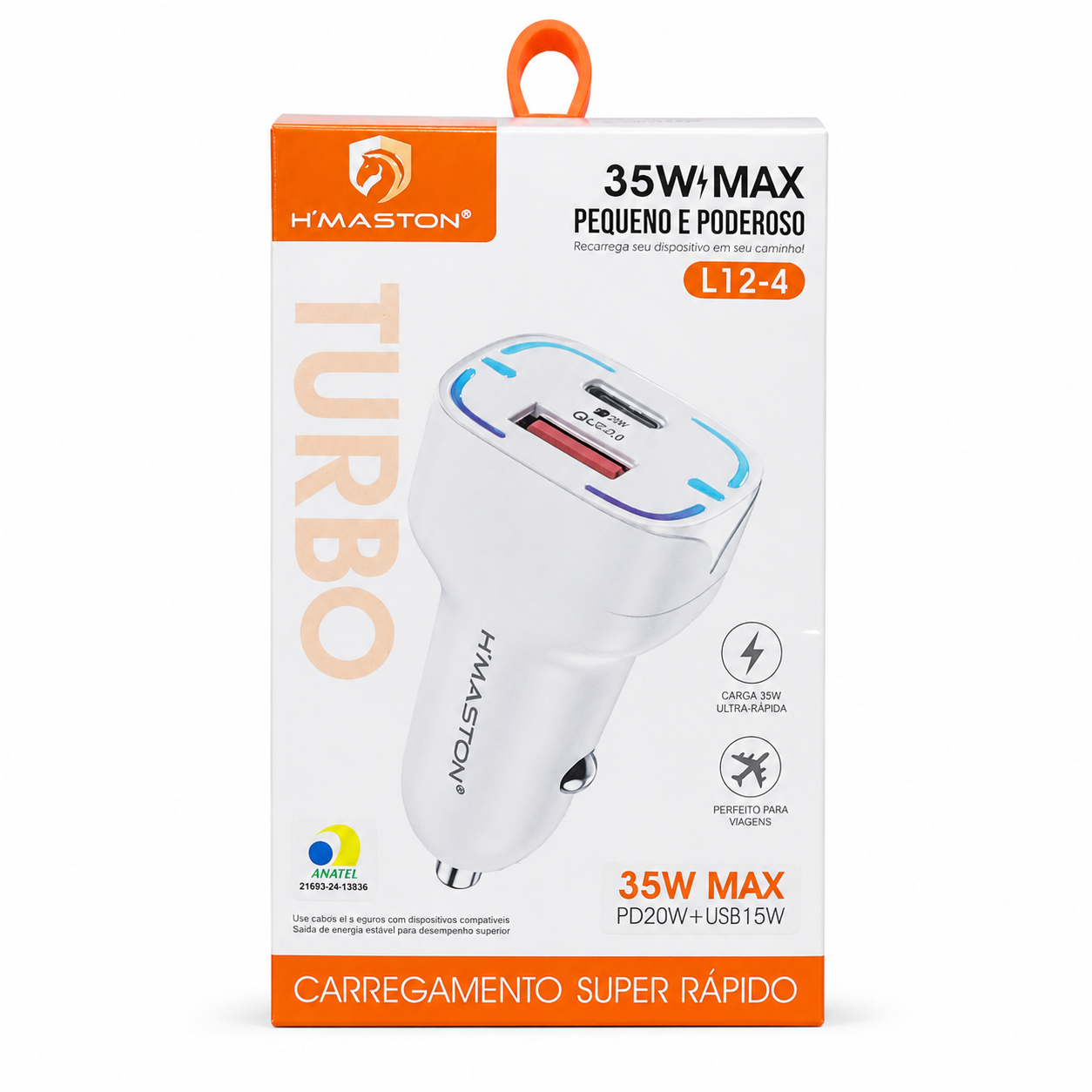 H'Maston L12-4 - Carregador Veicular 35W
