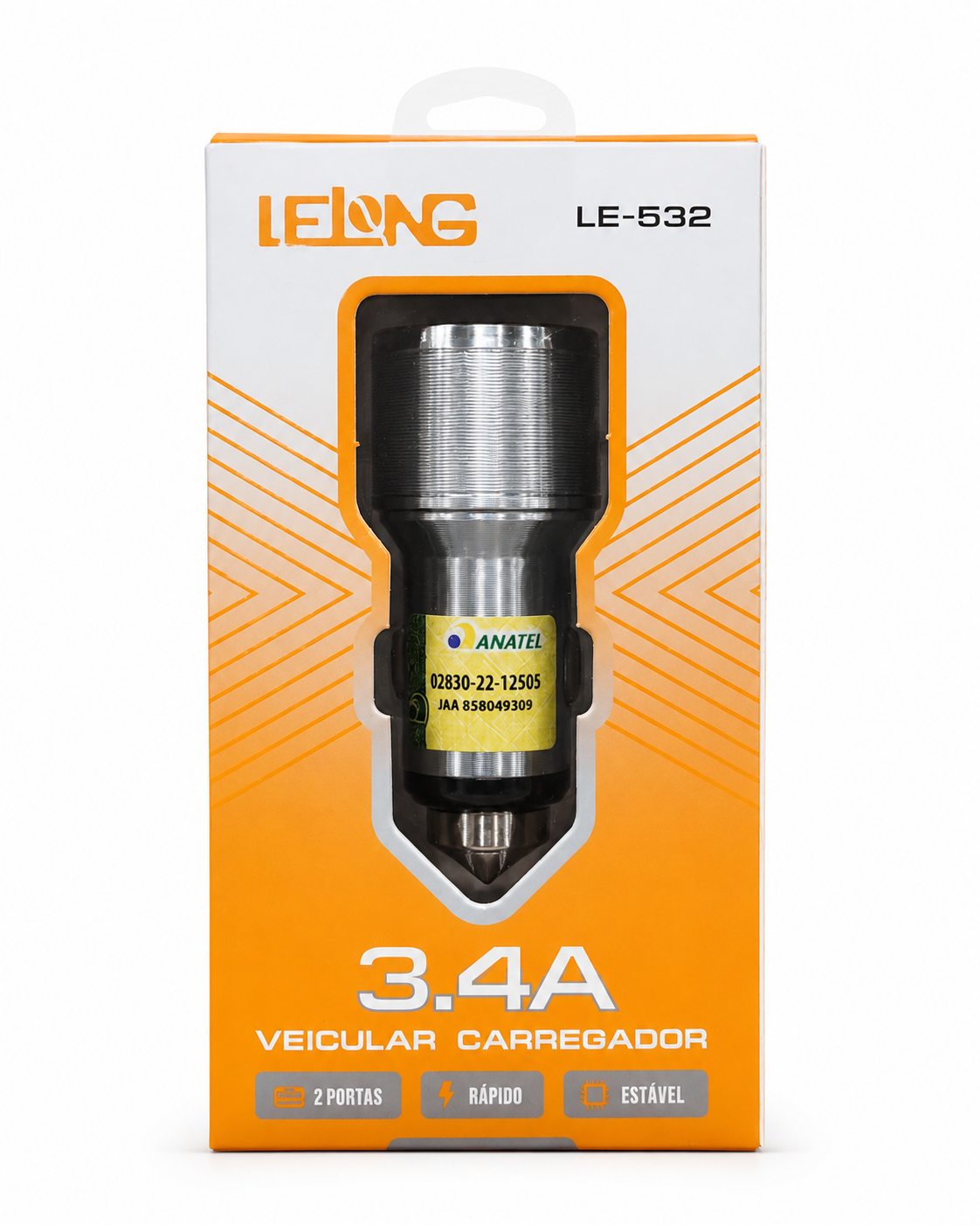 Lelong LE-532 - Carregador Veicular 3,4A