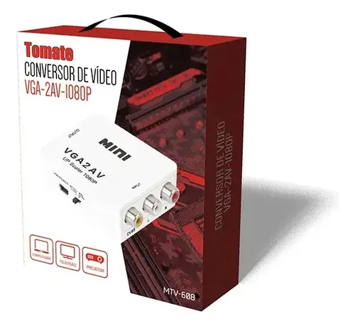 TOMATE - Conversor de Vídeo VGA-2AV-1080P