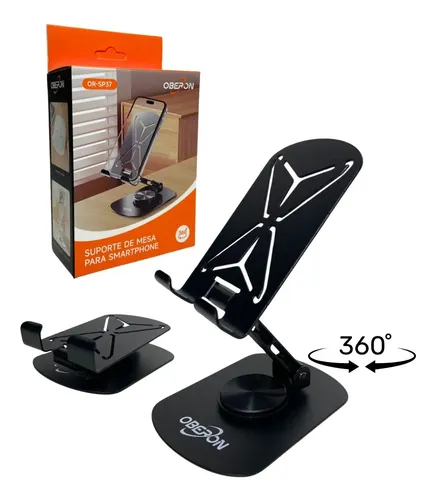 OR-SP37 Suporte de Mesa Oberon para Celular e Tablet - Ergonomia e Organização