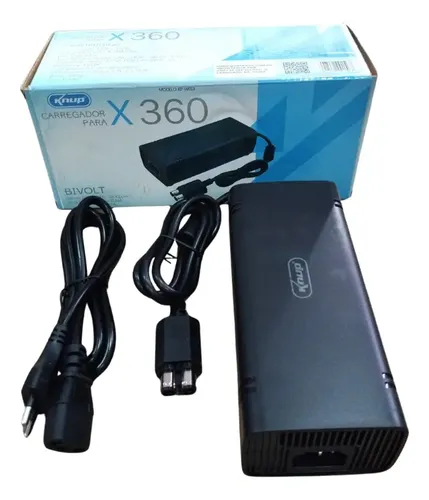 XBOX-360 Fonte de Alimentação para Xbox 360 Slim/E Bivolt