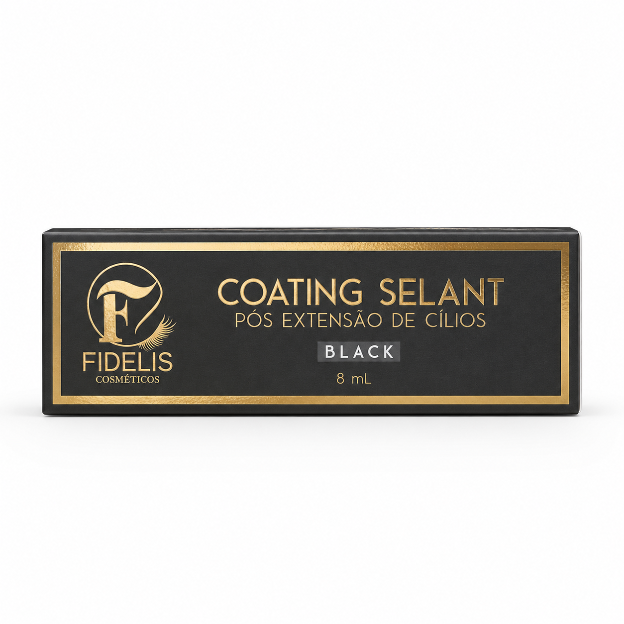 Fidelis Cosmeticos - Coating Selant Pós Cílios Preto