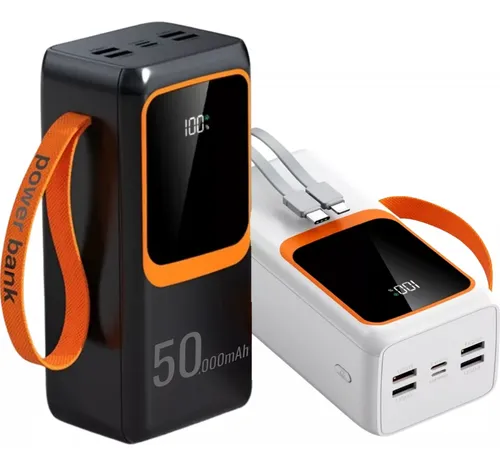 BTE-61 Power Bank 50000mAh Carregador Portátil de Alta Capacidade