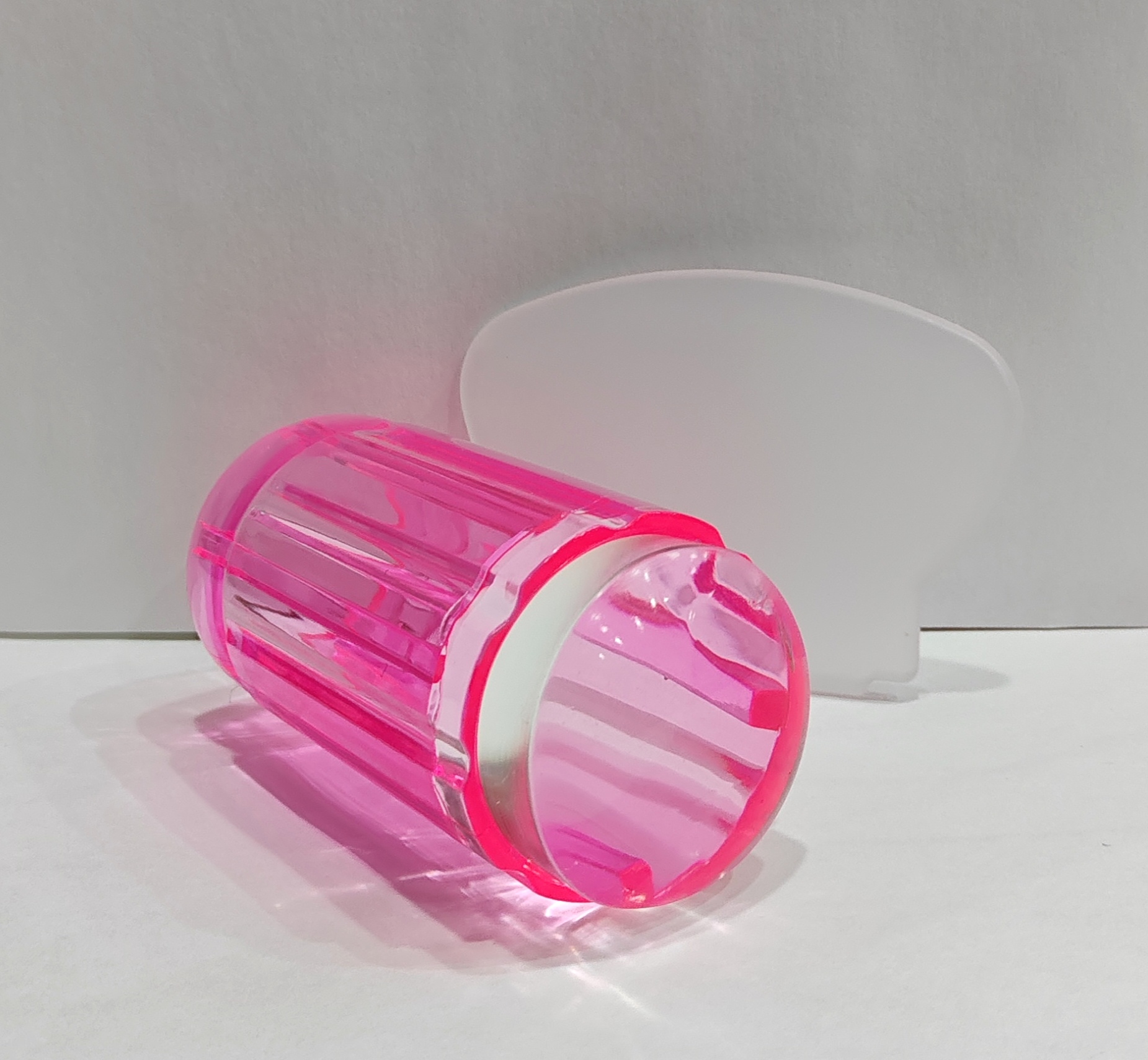 Carimbo Transparente de Silicone para Unhas