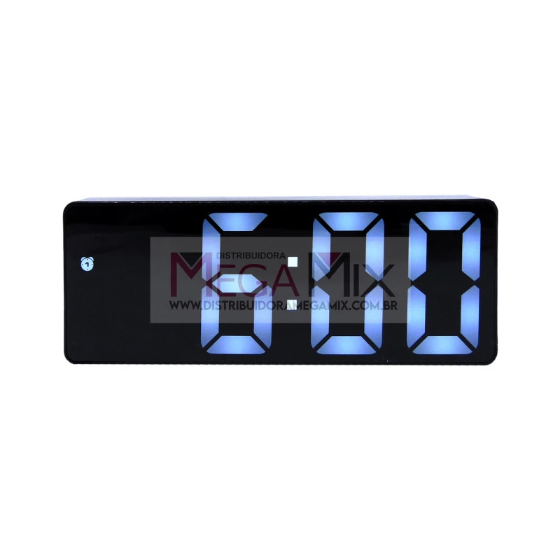 OIH-6228 Relógio de Mesa Digital LED com Despertador e Termômetro