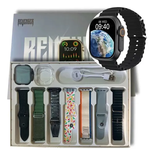 RG-W64 Smartwatch Esportivo com Monitor Cardíaco, Notificações e Fitness