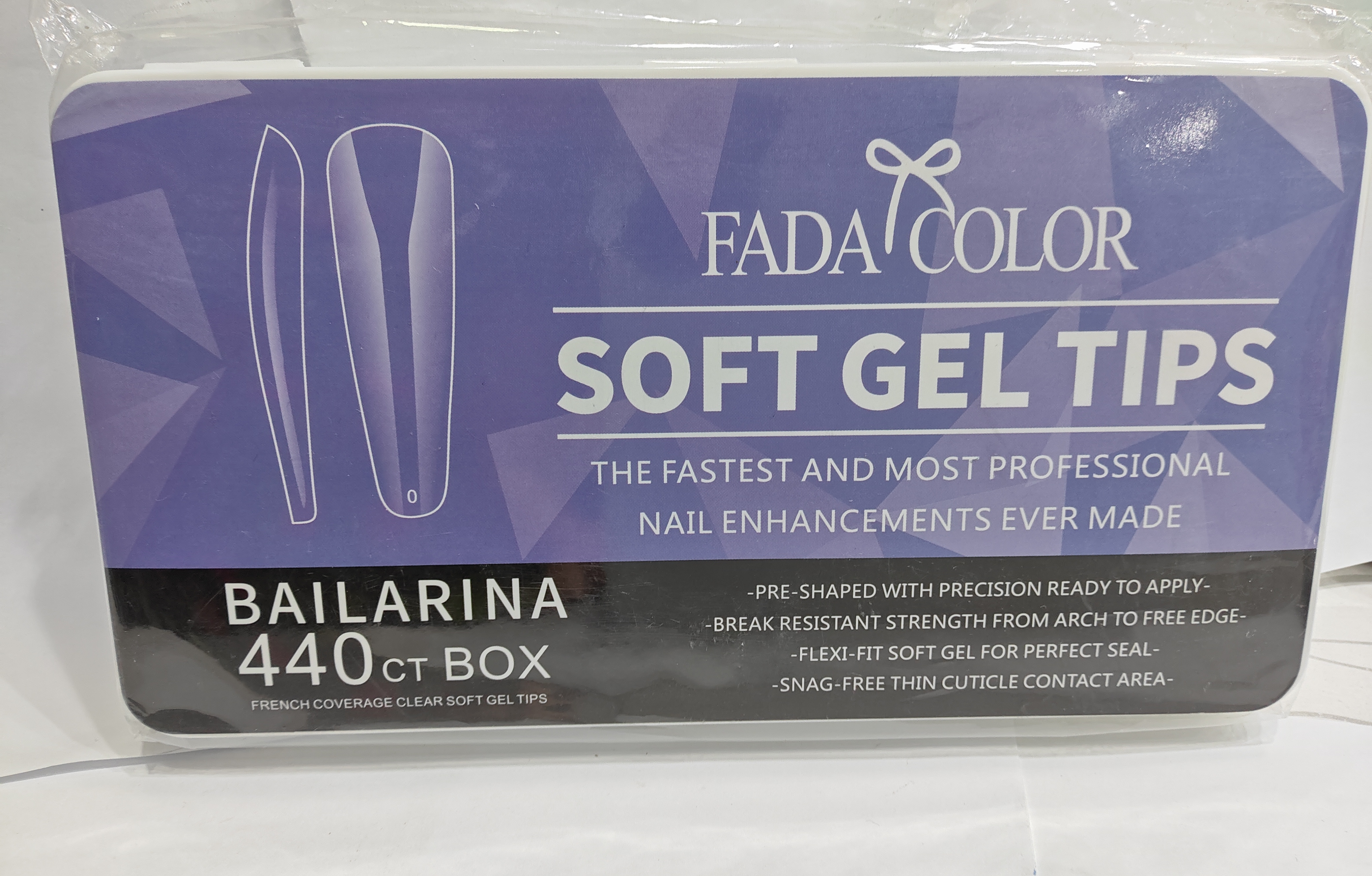 Fada Color - Soft Gel Tips (440 pcs)