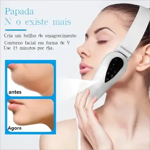 KA-2220 Massageador Facial Elétrico Portátil para Limpeza e Relaxamento