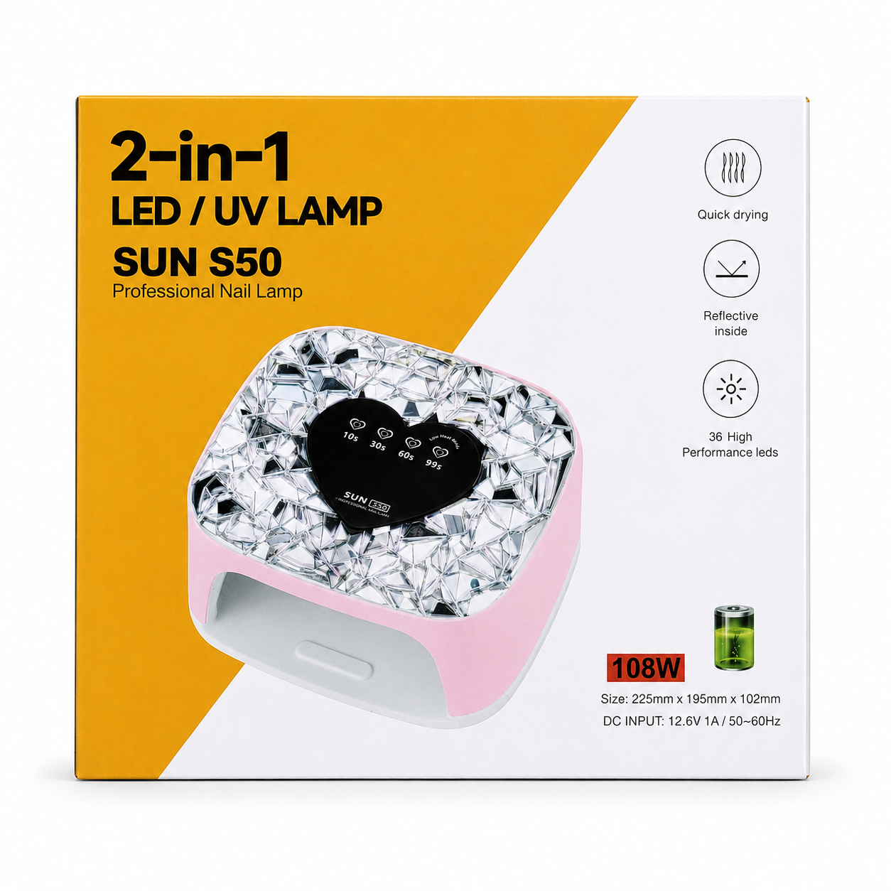 SUN - Cabine UV LED S50 108W