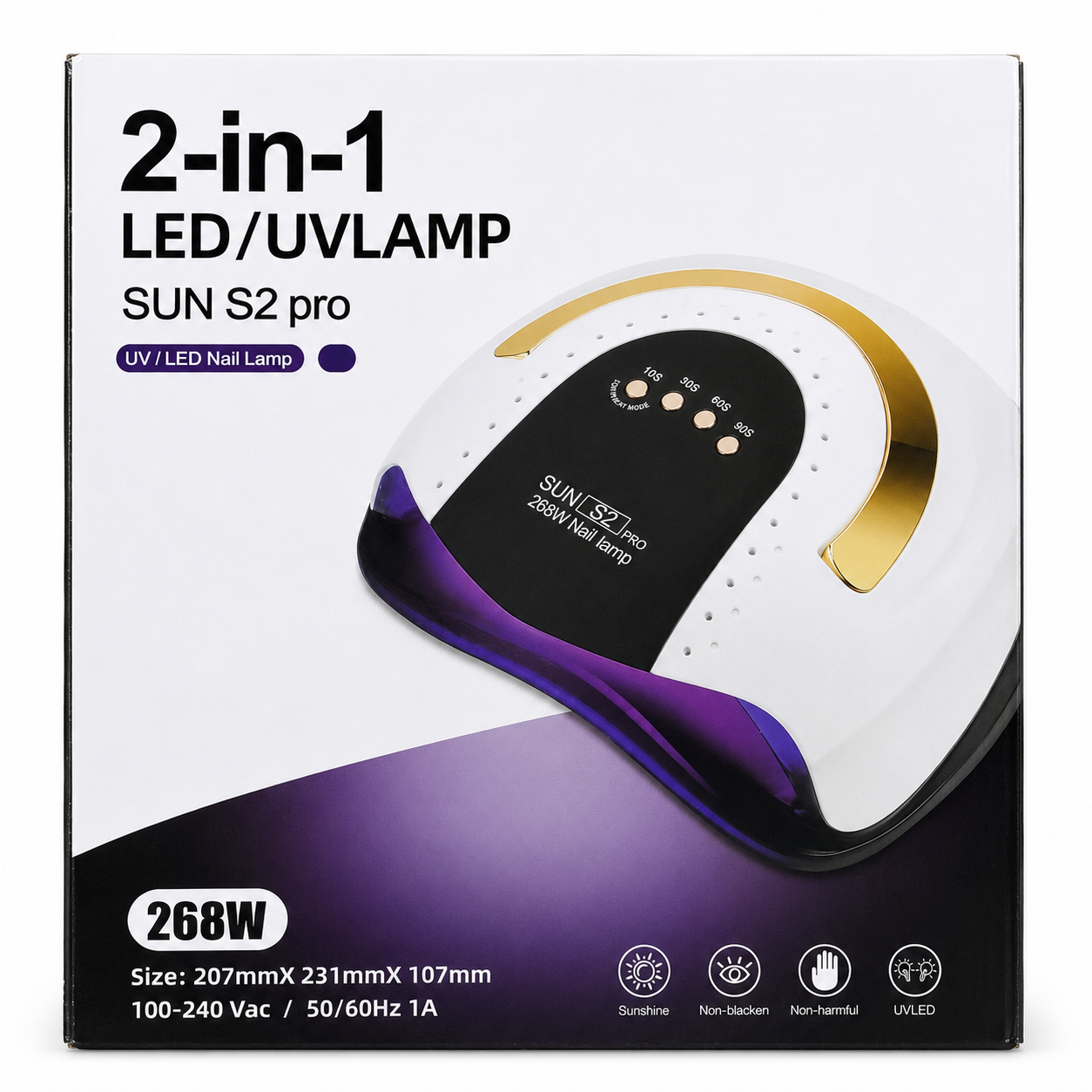 SUN - Cabine UV LED S2 Pro 268W