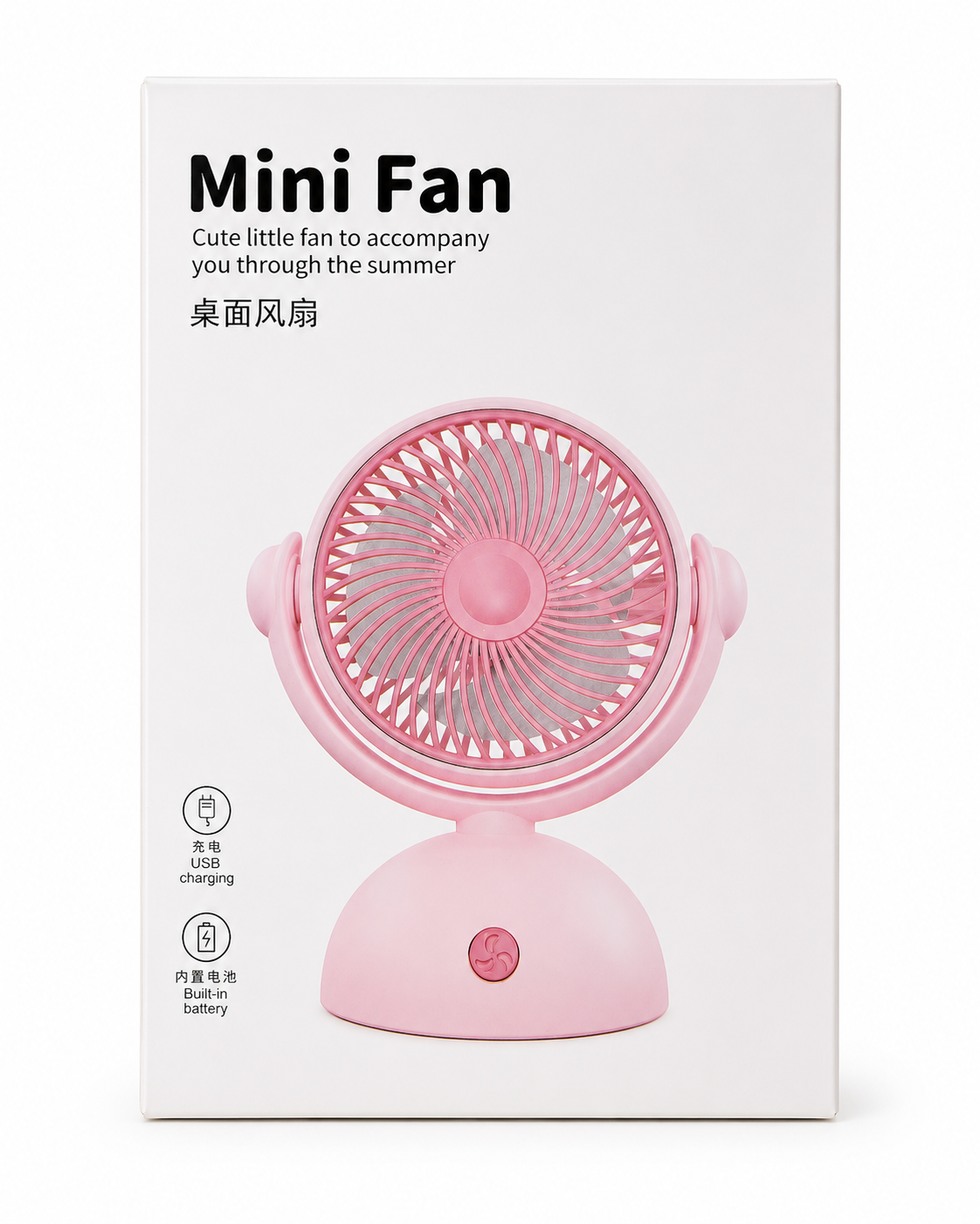 Mini Fan Rosa