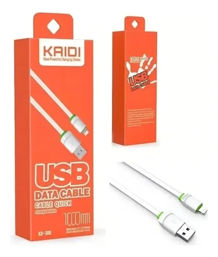 Kaidi KD-306 - Cabo USB para Lightning 1m