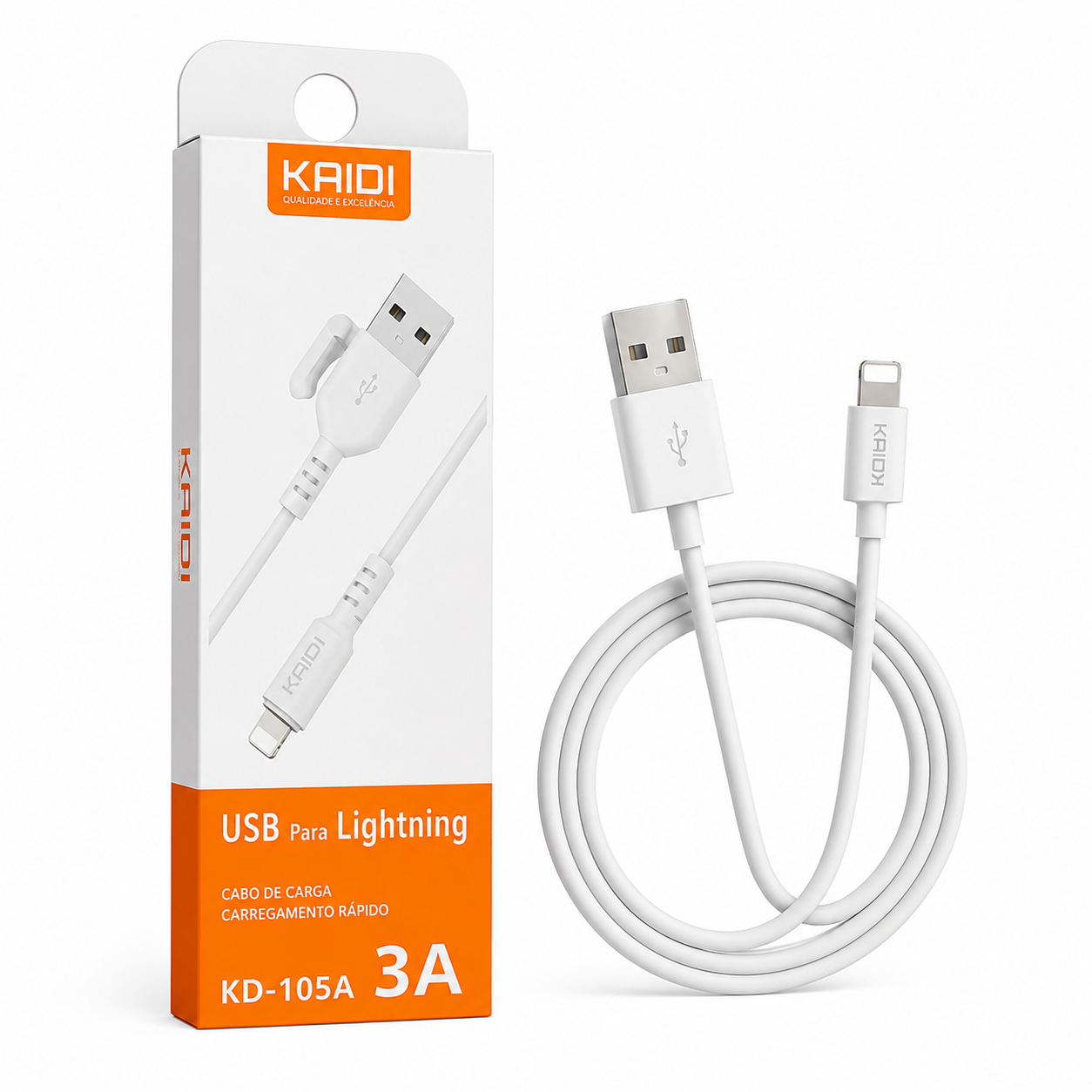 Kaidi KD-105A - Cabo USB para Lightning 1m