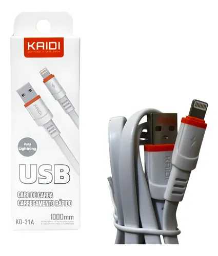 Kaidi KD-31A - Cabo USB para Lightning 1m