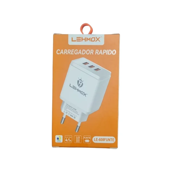 Lehmox LE-608 - Fonte Carregadora USB 10W