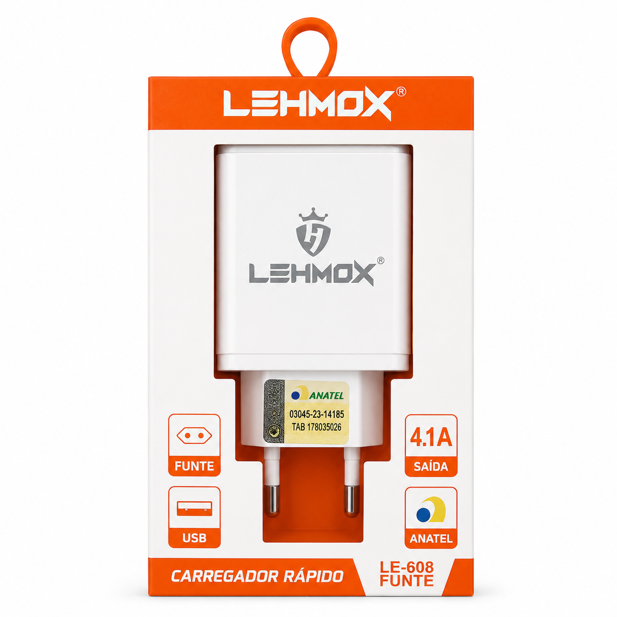 Lehmox LE-608 - Fonte Carregadora USB 10W