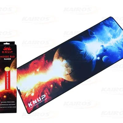 KP-508 Mousepad Gamer Knup Grande Speed Control Antiderrapante para PC